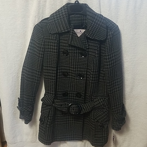 Maria D Jackets & Blazers - NWT Wool Maria D Pea Coat Jacket Size M #MDCoat01